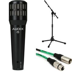 Комплект инструментального микрофона Audix i5 с короткой стойкой и кабелем