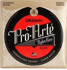 Струны для классической гитары D&apos;Addario EJ45 Pro-Arte - нормальное натяжение D'addario