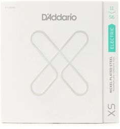 Новые струны для электрогитары D&apos;Addario XSE1156 с никелированным покрытием - .011-.056, средний верх/очень тяжелый низ D'addario