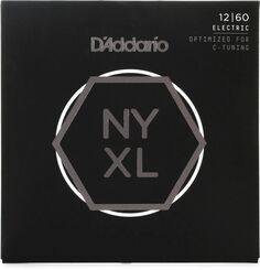 Струны для электрогитары D&apos;Addario NYXL1260 NYXL с никелевой обмоткой — .012-.060 сверхтяжелые D'addario