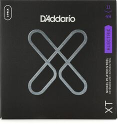 Струны для электрогитары D&apos;Addario XTE1149 XT с никелевой обмоткой — .011-.049 средние, 3 шт. Daddario