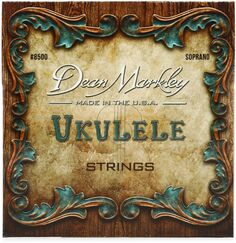 Струны для укулеле Dean Markley 8500 из экструдированного нейлона сопрано — .024-.034