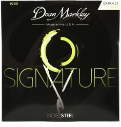 Струны для электрогитары Dean Markley 2501 Signature Series из никелевой стали — .008-.038, сверхлегкие