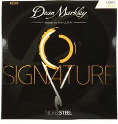 Струны для электрогитары Dean Markley 2502 Signature Series из никелевой стали — .009-.042, светлые