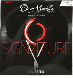 Струны для электрогитары Dean Markley 2508 Signature Series из никелевой стали — .009-.046 Custom Light