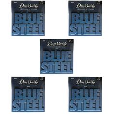Струны для электрогитары Dean Markley 2555 Blue Steel — .012-.054 Jazz (5 шт.)