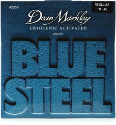Струны для электрогитары Dean Markley 2556, синие стальные — .010-.046 обычные