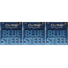 Струны для электрогитары Dean Markley 2558, синие стальные — .010-.052 Легкий верх/тяжелый низ (3 шт.)