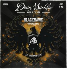Струны для электрогитары Dean Markley Blackhawk с покрытием — .009-.042 Light