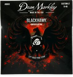 Струны для электрогитары Dean Markley Blackhawk с покрытием — Custom Light, .009-.046