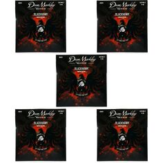 Струны для электрогитары Dean Markley Blackhawk с покрытием — Custom Light, .009–.046 (5 шт. в упаковке)