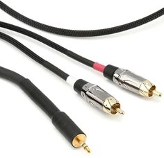 Дополнительный кабель Mogami Gold 3,5 2 RCA 15 — штекер TRS 3,5 мм на двойной штекер RCA левый/правый — 15 футов