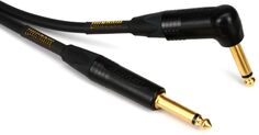 Mogami Gold Instrument 3R Инструментальный кабель, прямой и угловой, длина 3 фута