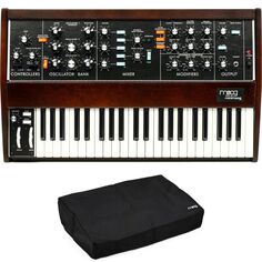 Аналоговый синтезатор Moog Minimoog Model D с пылезащитным чехлом — Appalachian Cherry