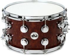 Экзотический малый барабан DW Collector&apos;s Series — 8 x 14 дюймов — Cinnamon Burl