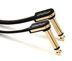 Плоский патч-кабель EBS PG-28 Premium Gold — от прямого угла к прямому — 11,02 дюйма