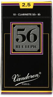 Трость для кларнета Vandoren CR5025 56 Rue Lepic Bb — 2,5 (упаковка по 10 шт.)