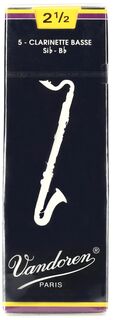 Vandoren CR1225 Традиционная трость для бас-кларнета — 2,5 (5 шт.)
