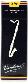 Vandoren CR1235 Традиционная трость для бас-кларнета — 3,5 (5 шт.)