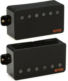 EMG Dual Mode 57/66 Набор звукоснимателей для хамбакеров из двух частей — F-разнесение — черный