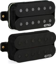 EMG Jim Root Daemonum Set Набор звукоснимателей для гитары-хамбакера из двух частей - F-Spaced - Черный