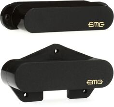 Звукосниматель EMG T Active Alnico Telecaster, комплект из 2 частей - черный