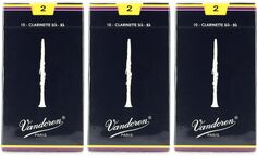 Vandoren CR102 Традиционная трость для кларнета Bb — 2,0 (30 шт. в упаковке)