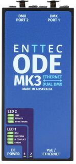 ENTTEC ODE MK3 Двухканальный двунаправленный Ethernet-шлюз DMX
