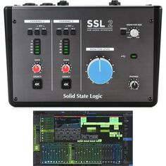 Твердотельная логика SSL2 2x2 USB-аудиоинтерфейс и комплект Studio One 6 Artist Bundle Solid State Logic