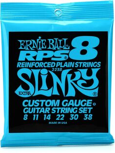 Струны для электрогитары Ernie Ball 2238 Extra Slinky RPS с никелевой обмоткой — .008-.038