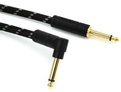 Fender 0990820077 Deluxe Series Прямой и угловой инструментальный кабель — твид, 25 футов