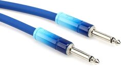 Инструментальный кабель Fender Ombré Series Straight to Straight — 10 футов, Belair Blue