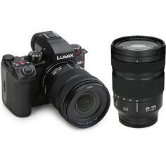 Новая полнокадровая беззеркальная камера Panasonic Lumix S5M2 с объективом 20–60 мм и S-R24105 S 24–105 мм f/4 Macro O.I.S. Объектив