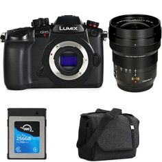 Комплект беззеркальной камеры Panasonic Lumix GH5M2 и объектива H-E08018 8–18 мм