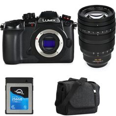 Комплект беззеркальной камеры Panasonic Lumix GH5M2 и объектива H-X2550 25–50 мм