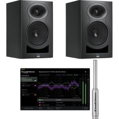 Kali Audio LP-6 V2 6,5-дюймовый активный студийный монитор и комплект программного обеспечения для калибровки — черный