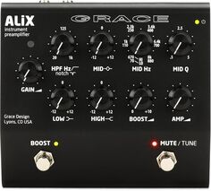 Предусилитель акустических инструментов Grace Design ALiX / эквалайзер / DI / педаль усиления — черный