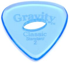 Gravity Picks Classic — стандартный размер, 2 мм, с овальной ручкой