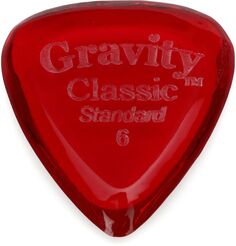 Gravity Picks Classic - стандартный размер, 6 мм, полированный