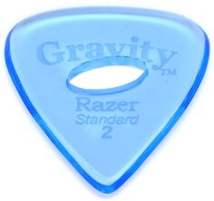 Gravity Picks Razer — стандартный размер, 2 мм, с овальной ручкой