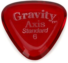 Медиатор Gravity Picks Axis, стандартный, 6 мм