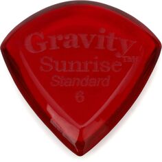 Медиатор Gravity Picks Sunrise, стандартный, 6 мм