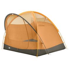 Палатка Wawona 4: 4-местная, 3-сезонная The North Face, цвет Light Exuberance Orange/Timber Tan/New Taupe Green
