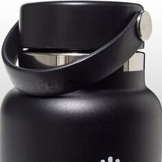 Гибкая крышка с широким горлышком на 32 унции, бутылка для воды 2.0 Hydro Flask, черный