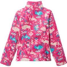 Флисовая куртка с принтом Benton Springs II — для девочек Columbia, цвет Pink Ice Buffaloroam