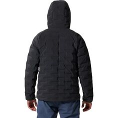 Куртка StretchDown с капюшоном мужская Mountain Hardwear, цвет Dark Storm Heather