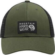 Кепка дальнобойщика с логотипом MHW Mountain Hardwear, цвет Surplus Green