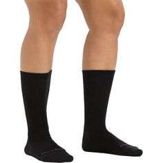 Однотонные базовые легкие носки для экипажа женские Darn Tough, черный