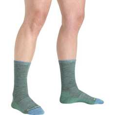 Однотонные базовые легкие носки для экипажа женские Darn Tough, цвет Seafoam
