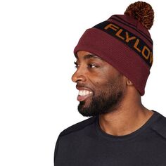 OG шапка с помпоном Flylow, цвет Redwood/Copper/Black